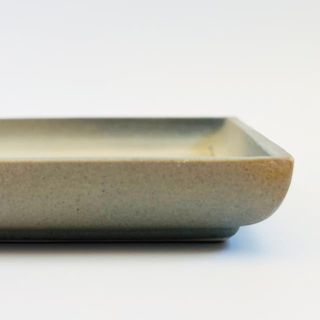 Kazuo Takiguchi Pottery Square Plate For Sale In San Francisco - Image 6 of 10