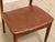 Set of 4 Vintage Danish Modern Rosewood Dining Chairs With Brown Upholstered Seats For Sale - Image 10 of 12