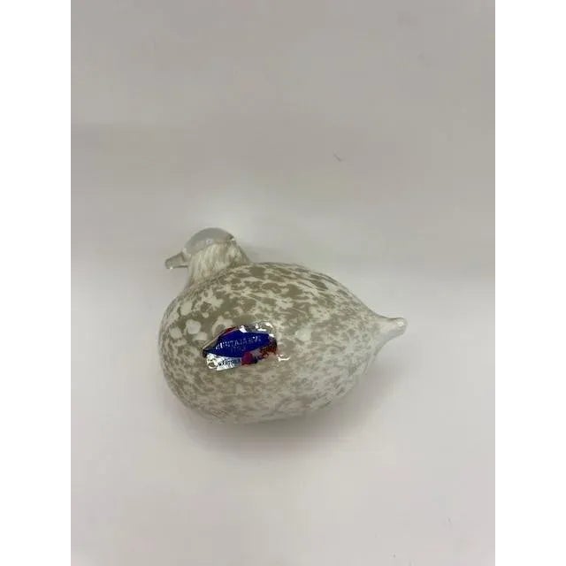 Oiva Toikka Mid 20th Century Toikea Hand Blown Glass Bird For Sale - Image 4 of 4