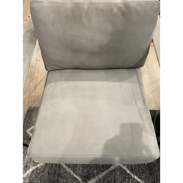 Set of Two Milo Baughman for Restoration Hardware Chairs For Sale - Image 11 of 13