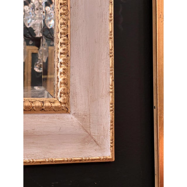 Italian Grotto Style Painted and Parcel Gilt Framed Wall Mirror With ...