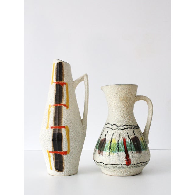 Vintage Vases from Scheurich Keramik, 1960, Set of 2 For Sale - Image 12 of 12