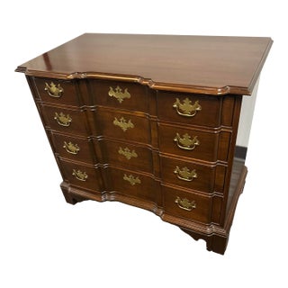 Late 20th Century Block Front Chest For Sale