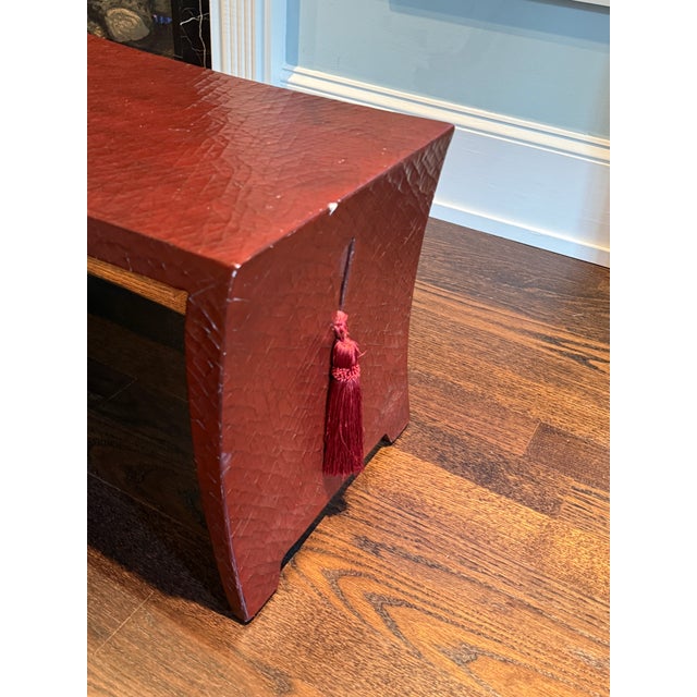 Thomas Pheasant Thomas Pheasant Tassel Bench For Sale - Image 4 of 10