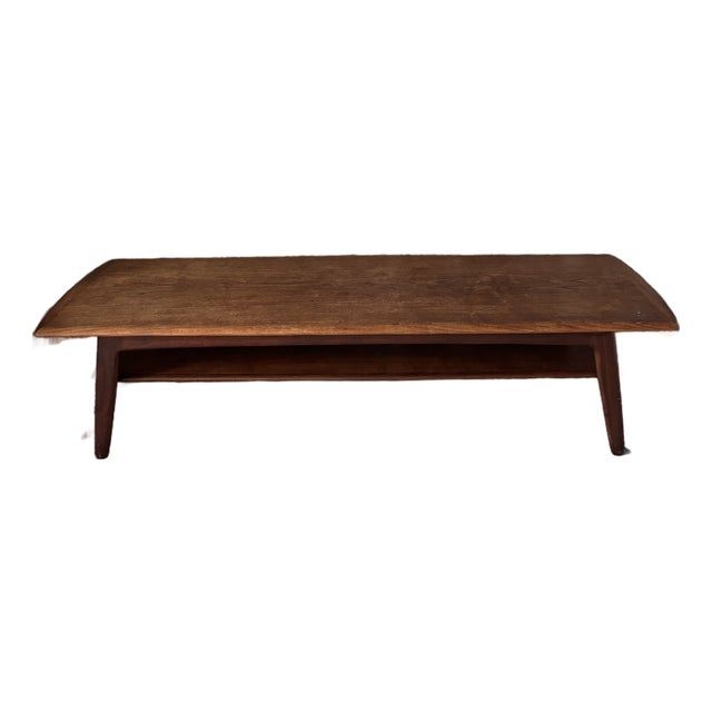 Mid Century Teak Coffee Table For Sale
