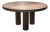 Large Teak Wood Table, Stunning Wood Textures Espresso Finish, Modern Organic For Sale