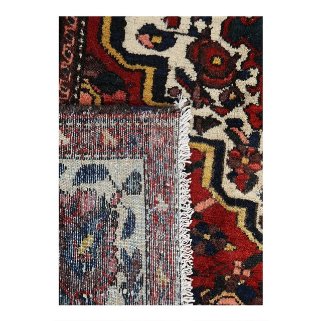 Traditional Fine Hand Knotted Persian Antique Bakhtiari For Sale - Image 3 of 5