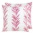 The House Of Scalamandré Chira Island Square Pillow In Azalea For Sale