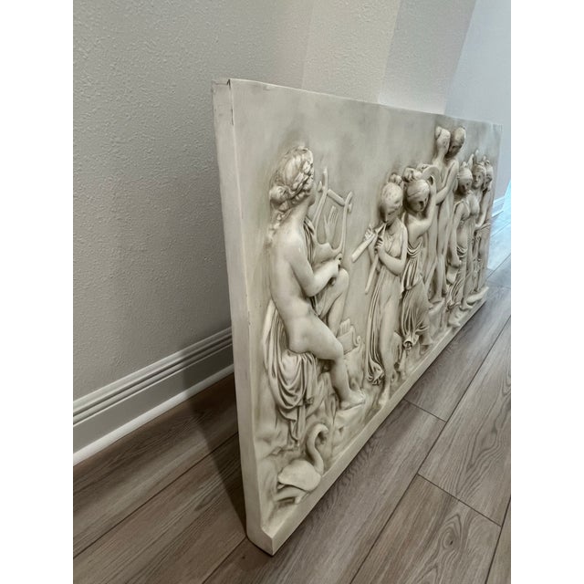 Bertel Thorvaldsen Dance of the Muses Sculpture Vintage Panel For Sale - Image 4 of 6