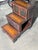 Early 19th Century Regency Mahogany Library Steps Cabinet – Tooled Leather Insets & Brass Grille Doors For Sale - Image 4 of 7