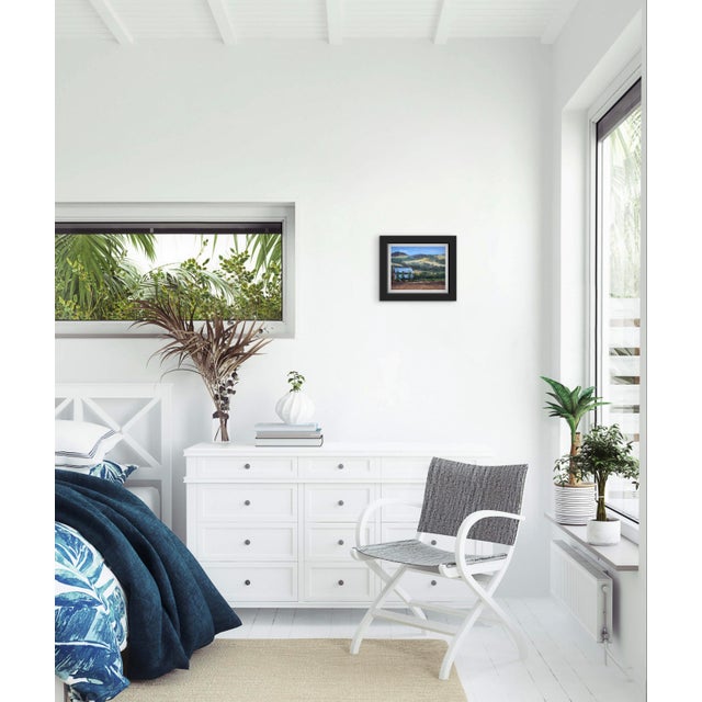 Wood Charred HIlls, Original Expressionist Oil Painting For Sale - Image 7 of 7