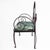 Neoclassical Upholstered Neoclassical Iron Bench For Sale - Image 3 of 5