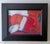 1990s 1990s Bold and Striking Acrylic Abstract Painting in Reds by Jean Masters, 18” X 22” For Sale - Image 5 of 5