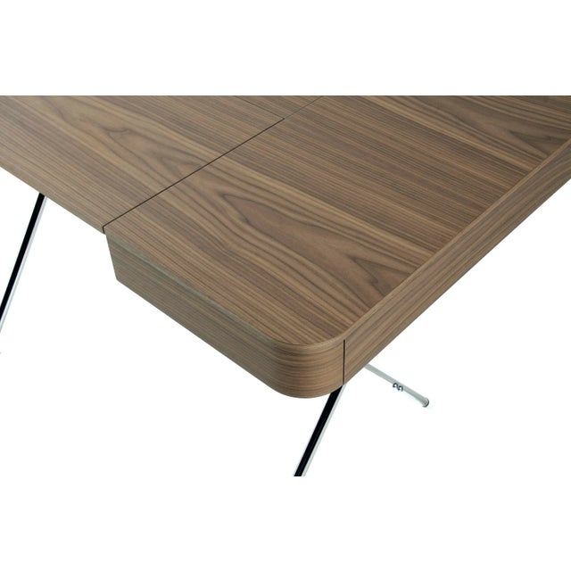 Cosimo Desk with Walnut Veneer Top by Marco Zanuso Jr. for Adentro, 2017 For Sale - Image 6 of 10