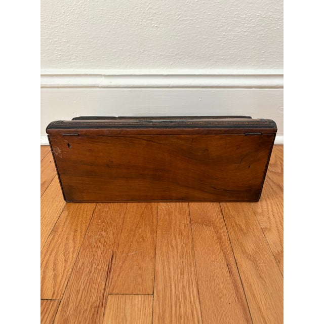 Mid 19th Century Mid 19th Century French Secretare/Travel Desk With Olive Wood Inlays For Sale - Image 5 of 8