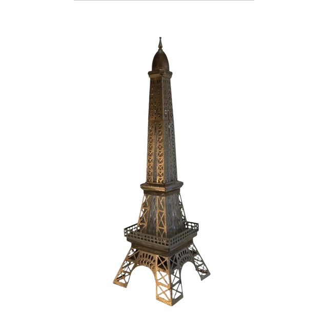 Vintage Musical Eiffel Tower Liquor Decanter For Sale - Image 12 of 12
