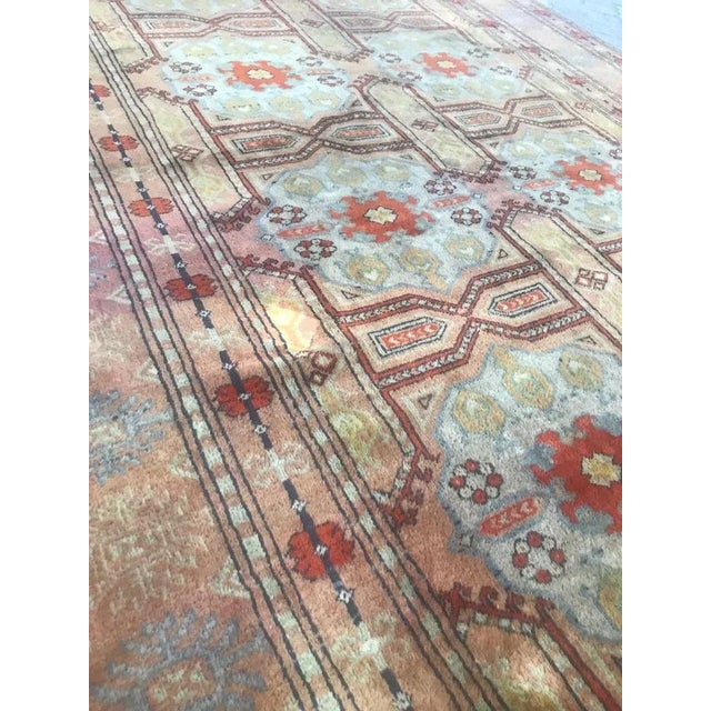 1980s geometric Turkmen Rug For Sale - Image 5 of 16