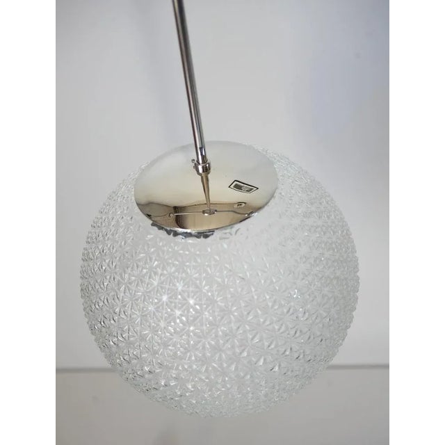 1960s Mid-Century Glass Pendants, Former Czechoslovakia, 1960s, Set of 8 For Sale - Image 5 of 9