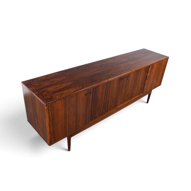 Mid 20th Century Brazilian Rosewood Credenza by Johannes Andersen, Attributed For Sale - Image 9 of 14