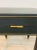 Modern Bungalow 5 Modern Black Leather Hunter Side Table For Sale - Image 3 of 8