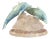 Manfred Wild Aquamarine & Rock Crystal Dolphin Sculpture, Germany, Late 20th C. For Sale