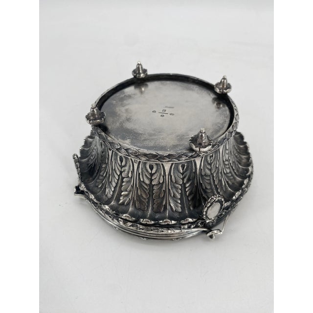 Art Nouveau Table Attachment in 800 Silver from Schwarz & Steiner, 1890s For Sale - Image 3 of 12