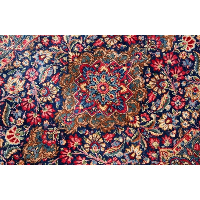 Persian 1920s, Handmade Antique Persian Kerman Rug 4' X 6.4' For Sale - Image 3 of 6