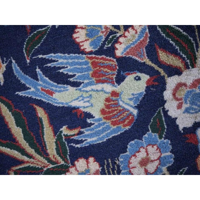 Middle Eastern Isfahan Silk Warp Rug For Sale - Image 6 of 10