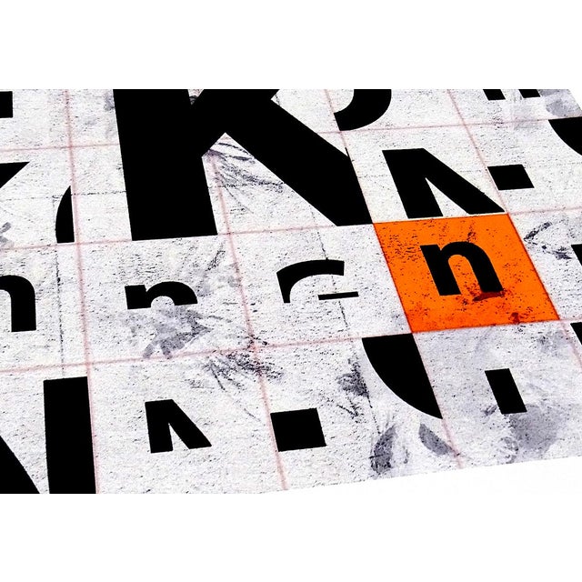 Mid-Century Modern Tehos - K01-V02 Orange - Limited Edition Fine Art Print For Sale - Image 3 of 6