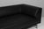 Delphi 3-Seater Sofa in Black Leather and Steel by Hannes Wettstein, 2000s For Sale - Image 4 of 11