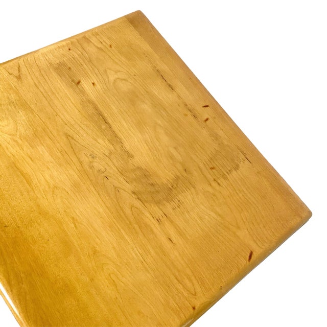 Heywood-Wakefield Solid Birch Encore End Table in Wheat For Sale - Image 14 of 18