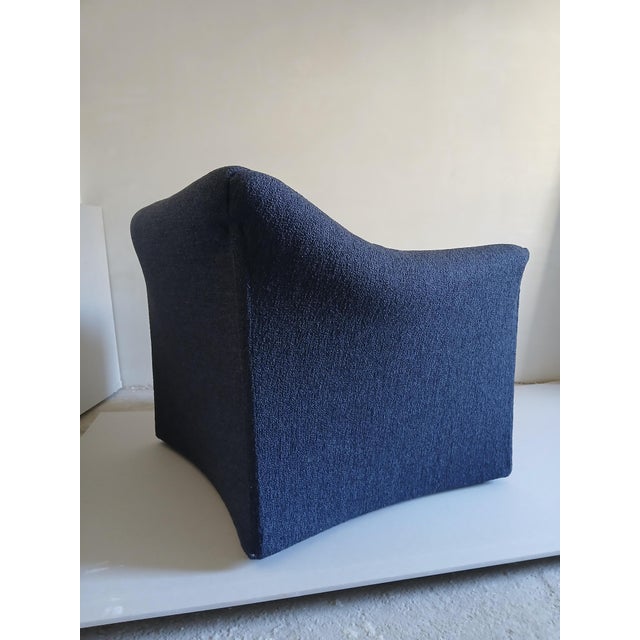 Blue Model 685 Le Tentazioni Armchair by Mario Bellini for Cassina, 1970s For Sale - Image 8 of 10