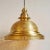 Late 20th Century Vintage Brass Bell Pendant Light Large For Sale - Image 5 of 7