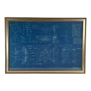 New York Yacht Club Yacht Yankee Blueprint