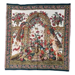 Vintage French Aubusson Style Jacquard Tapestry, 2000s For Sale