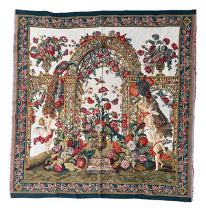Vintage French Aubusson Style Jacquard Tapestry, 2000s