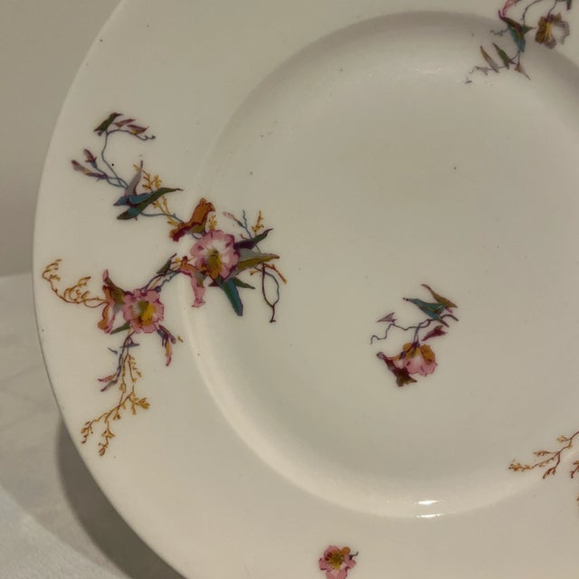 Art Nouveau 1900s Luncheon Plate With Haviland Pattern H1252. Set Includes 11 Pieces. For Sale - Image 3 of 5