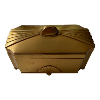 Jennings Brothers Art Deco Jewelry Casket, Model 1568 For Sale