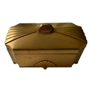 Jennings Brothers Art Deco Jewelry Casket, Model 1568