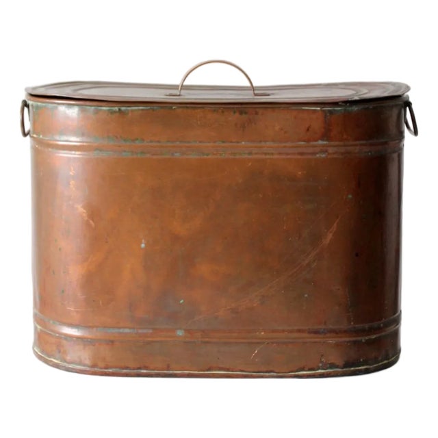 Antique Copper Boiler For Sale