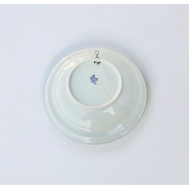 Blue Delft Wall Plate from Royal Goedewaagen, 1950s For Sale - Image 11 of 12