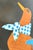 Classic Vintage Mid-Century Modern Couroc of Monterey, Ca Tray With a ‘Handkerchief Duck Trio’ With Hand Inlaid Wood, Brass, & Gingham/Dot Detailing For Sale - Image 9 of 12