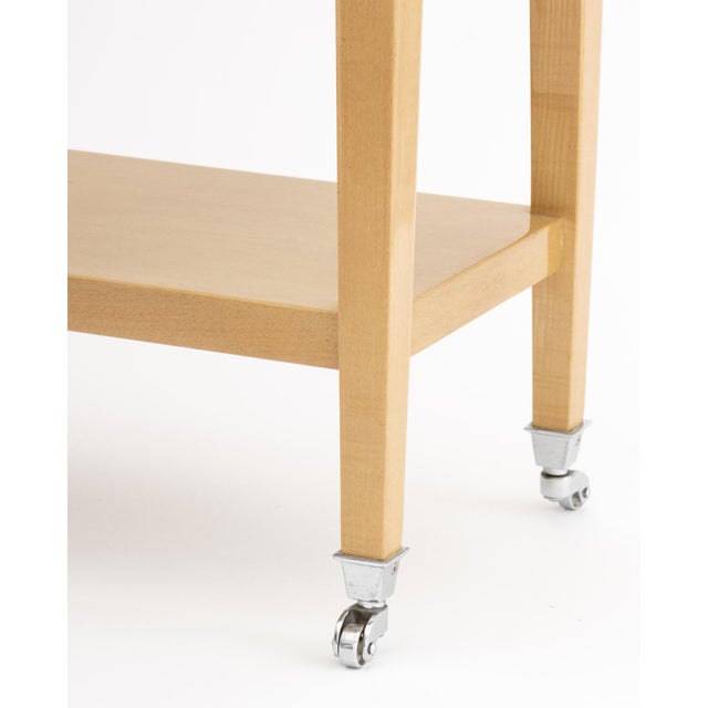 J. Robert Scott J. Robert Scott Lacquered Wood End Table For Sale - Image 4 of 7