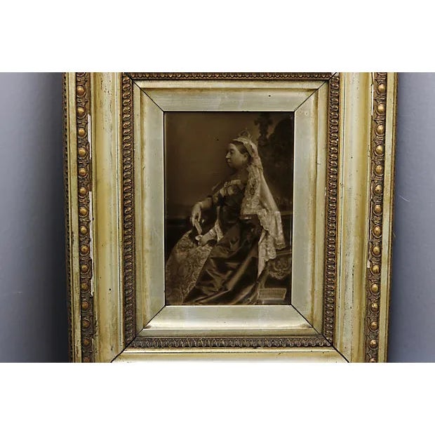 Exceptionally rare antique Sherwin and Cotton photographic tile panel depicting Queen Victoria in sepia glaze. The tile...