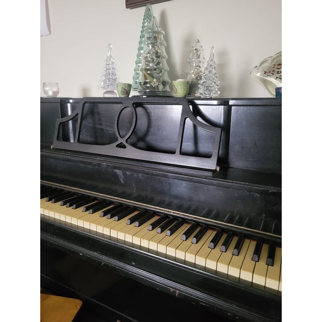 Wood Ivers & Pond Vintage Upright Piano 20th Century For Sale - Image 7 of 12