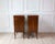 Pair of Italian 18th Century Walnut Bedside Chests with Carved Fluted Drawers For Sale - Image 9 of 11