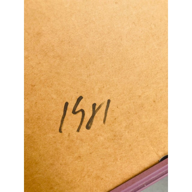 Abstract Post Modern Abstract Painting, Framed For Sale - Image 3 of 7