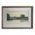 Vintage Framed Venetian Watercolor Painting For Sale