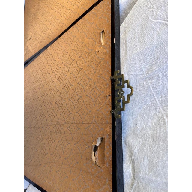 Antique Japanese Hand Painted Panels a Pair For Sale - Image 12 of 12