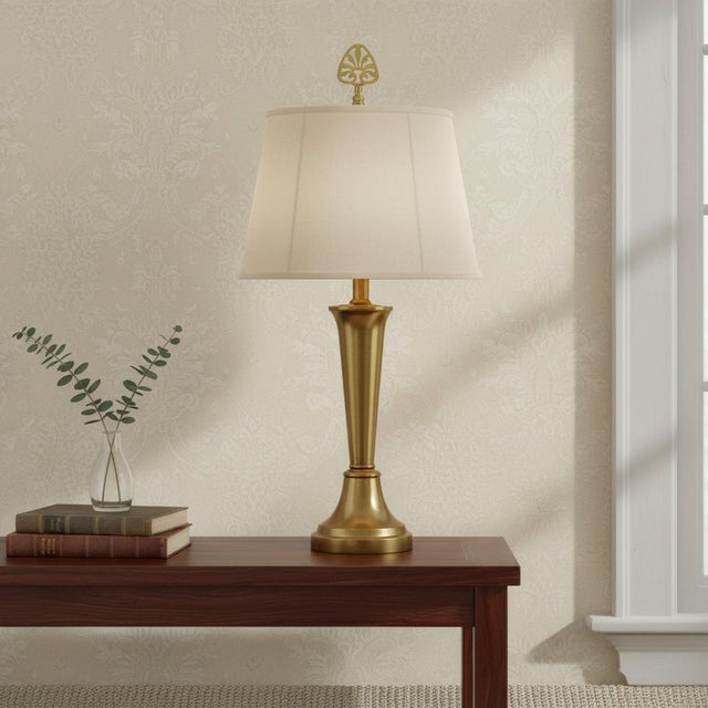 Late 20th Century Vintage Brass Tree of Life Lamp Finial For Sale - Image 5 of 5